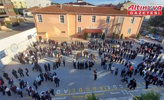 Havza'da deprem tahliye tatbikatı yapıldı