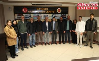 İletişim Başkanlığı Erzincan Bölge Müdürü Akkaya, Bayburt'ta gazetecilerle buluştu