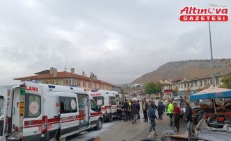 Kastamonu'da iş yerinde çıkan yangında 2 kişi yaralandı