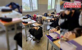 Küre'de okullarda afet ve dayanıklılık tatbikatı gerçekleştirildi