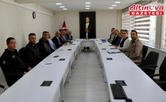 Merzifon’da Cumhuriyet Bayramı 102. yıl kutlamaları hazırlık toplantısı yapıldı