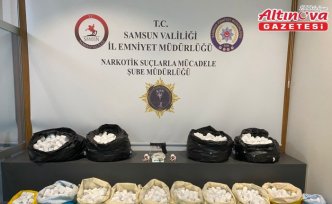 Samsun'da 105 binden fazla uyuşturucu hap ele geçirildi