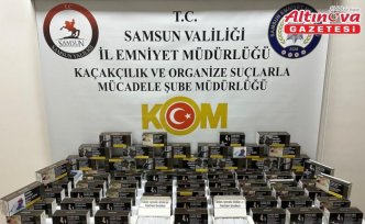 Samsun'da 15 bin makaron ele geçirildi