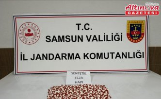 Samsun'da uyuşturucu bulunan aracın sürücüsü gözaltına alındı