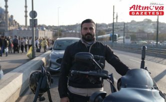 Umre turu iptal olan Kayserili gurbetçi, Hollanda'dan Suudi Arabistan'a motosikletiyle gitti