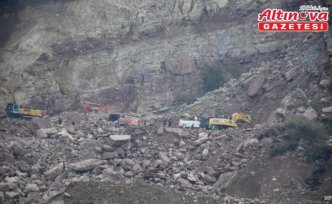 Ordu'da taş ocağı şantiyesinde göçük altında kalan işçinin cenazesine ulaşıldı