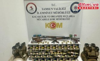Samsun'da kaçakçılık operasyonunda 1 kişi yakalandı