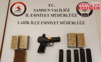 Samsun'da silahla ateş eden kişi yakalandı