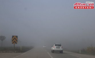 Tokat'ta sis etkili oldu