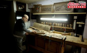 Ailesinin 100 yıldır yaptığı oymacılık bitmesin diye mesleği evinin kilerinde sürdürüyor