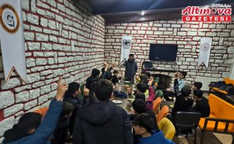 Almus'ta Müftülük öğrencilere yönelik sohbet programı düzenliyor
