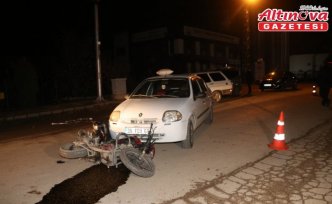Amasya'da otomobil ile motosikletin çarpışması sonucu 2 kişi yaralandı