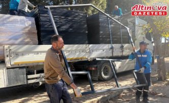 Bartın Belediyesinden Adıyaman'daki çevre düzenlemelerine destek