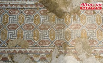 Hadrianopolis Antik Kenti'nde zemini mozaiklerle süslenmiş kabul salonu gün yüzüne çıkarıldı