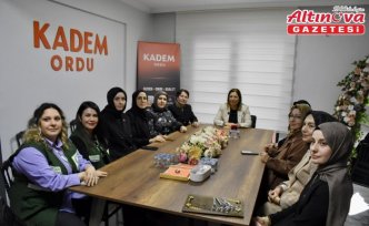 KADEM Başkanı Sarı Ordu'da il temsilciliğinin açılışına katıldı