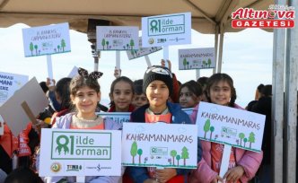 Kahramanmaraş'ta “81 İlde 81 Orman“ projesi kapsamında 30 bin fidan toprakla buluştu