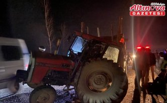 Kastamonu'da traktör ile cipin çarpıştığı kazada 3 kişi yaralandı