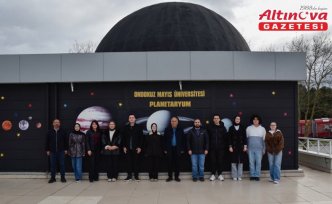 OMÜ ve TUA işbirliğiyle öğrenciler uzayı gözlemledi