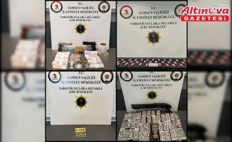 Samsun'da uyuşturucu operasyonunda 7 zanlı yakalandı