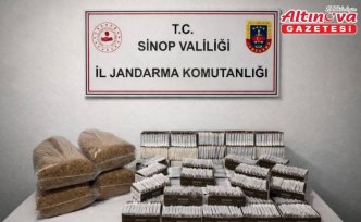 Sinop'ta sigara kaçakçılığı operasyonunda 2 kişi yakalandı