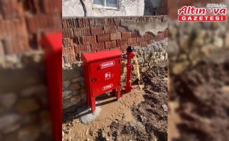 Suluova’da 16 köye yangın hidrant sistemi kuruldu