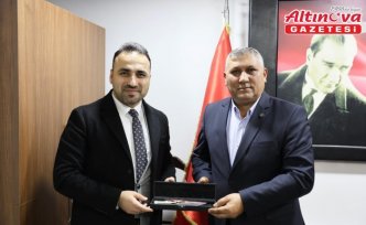 Vezirköprü Belediye Başkanı Gül'den Ziraat Odası Başkanı Kaya'ya ziyaret