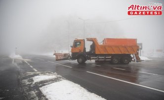 Bolu Dağı'nda sis etkili oldu