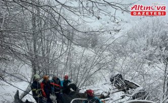 Giresun'da otomobilin uçuruma yuvarlandığı kazada 6 kişi yaralandı