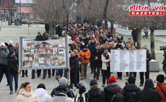 Kartalkaya'daki Grand Kartal Otel yangınında yaşamını yitirenler yürüyüşle anıldı