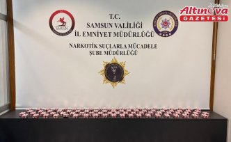 Samsun'da 4 bin 410 uyuşturucu hap ele geçirildi