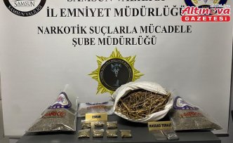 Samsun'da eski kız arkadaşının evine uyuşturucu bırakan zanlı tutuklandı