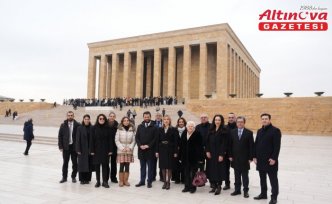 TİKAV'dan 27. kuruluş yıl dönümünde Anıtkabir'e saygı ziyareti
