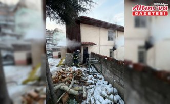 Tokat'ta camide çıkan yangın hasara neden oldu