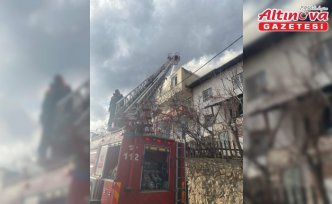 Tokat'ta çıkan yangında bir evde hasar oluştu