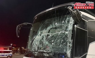 Trabzon'da terminalde otobüsün çarptığı çocuk yaralandı