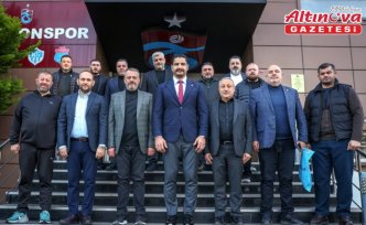 Türkiye Güreş Federasyonu Başkanı Akgül'den Trabzonspor Kulübü'ne ziyaret