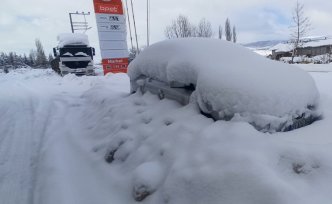 Yeşilyurt'ta soğuk hava etkili oldu