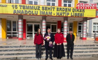 Niksar Kaymakam Perçi, öğrencilerle buluştu