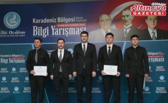 Rize'de Ülkü Ocakları Eğitim ve Kültür Vakfınca bilgi yarışması düzenlendi