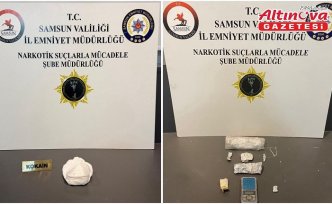Samsun'da uyuşturucu operasyonunda 2 zanlı yakalandı