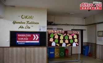 Vezirköprü'de okulda ramazan ayına özel etkinlikler hazırlandı