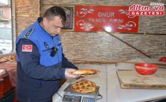 Havza'da ramazan pidesine gramaj denetimi