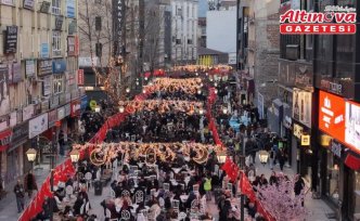 Karabük Belediyesince iftar sofraları kuruldu