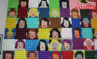 Rizeli öğretmen atık malzemeleri sanata dönüştürüyor