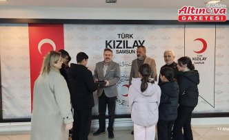 Samsun'da devlet korumasındaki çocuklardan Gazze'ye bağış