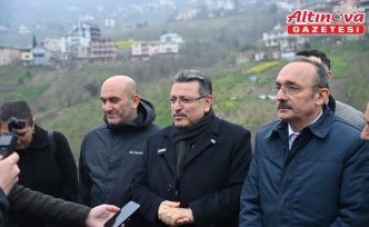 Trabzon Büyükşehir Belediye Başkanı Genç, Düzköy'de yapılan arıtma tesisini inceledi