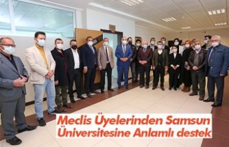Meclis Üyelerinden Samsun Üniversitesine Anlamlı destek