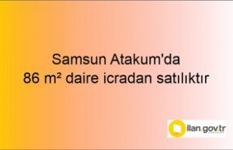 Samsun Atakum'da 86 m² daire icradan satılıktır