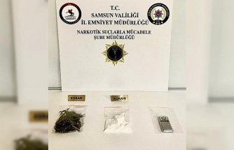 Samsun'da uyuşturucu operasyonunda 2 kişi gözaltına alındı