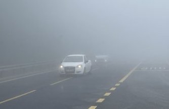 Bolu Dağı'nda etkili olan sis görüş mesafesini düşürdü